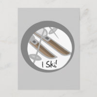 Pair of Skis I Ski T-shirts and Gifts