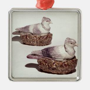 Pair of Staffordshire pottery tureens Metal Ornament