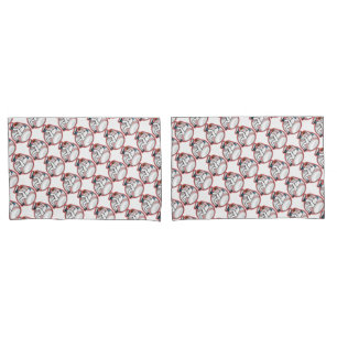 Pair of Standard Size Pillowcases/Baseball Pillowcase