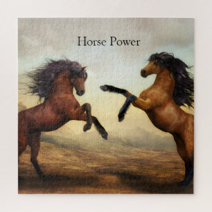 pair of wild horses   jigsaw puzzle