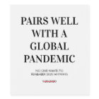 Paire bien avec un Étiquette mondial de vin pandém