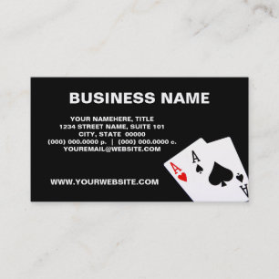 Paire de Cartes de visite d'As