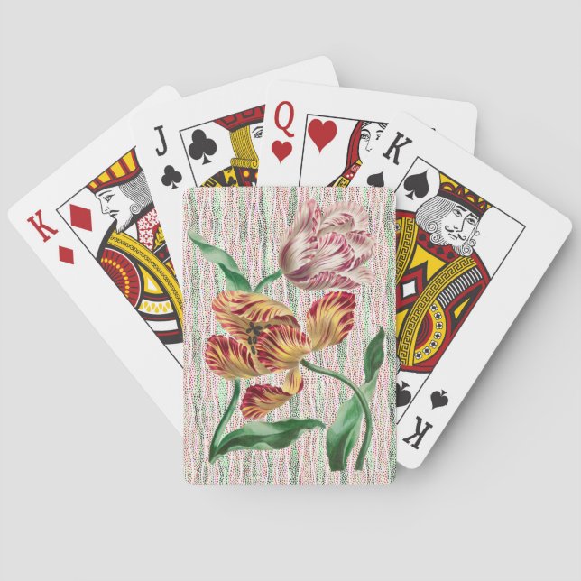 Paire de jeu de cartes de style vintage (dos)