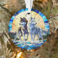 Paire de loup à lunette en verre tendu