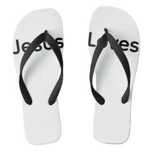 Paire de tongs Jésus t'aime chrétien 