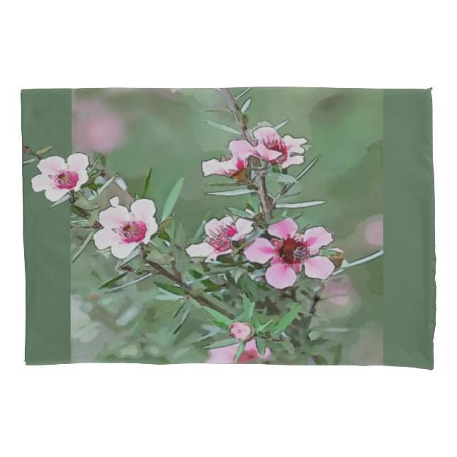 Paire personnalisée de taies d'oreiller, taille st (devant-gauche)