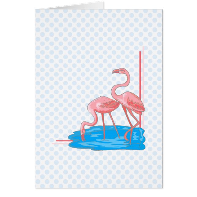 Paires de Flamant rose (Devant)