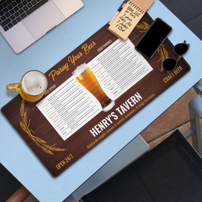 Pairing Your Beer Desk Mat (Creator Uploaded)