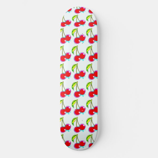 Pairs of cherries Thunder_Cove Skateboard (Front)