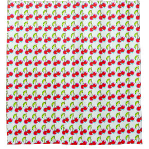 pairs of red cherries pattern