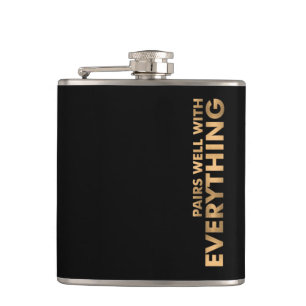 PAIRS WELL WITH EVERYTHING HIP FLASK