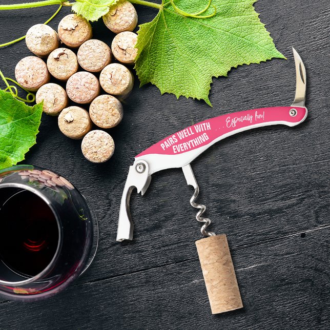 Pairs Well with Everything Pink Corkscrew (Creator Uploaded)