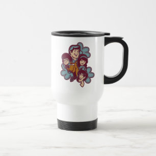 Paisely Flower Scooby-Doo and the Gang Travel Mug