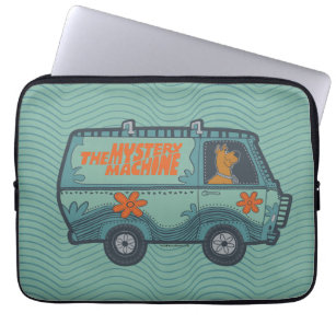 Paisely Scooby-Doo Driving Mystery Machine Laptop Sleeve