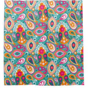 Paisley 70s 60s Boho Retro