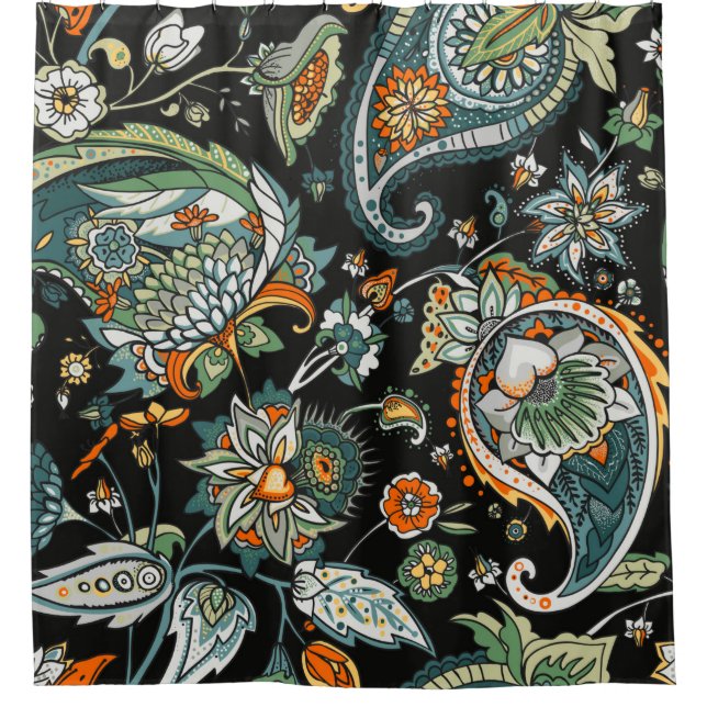 Paisley. A seamless pattern based on the tradition (Front)