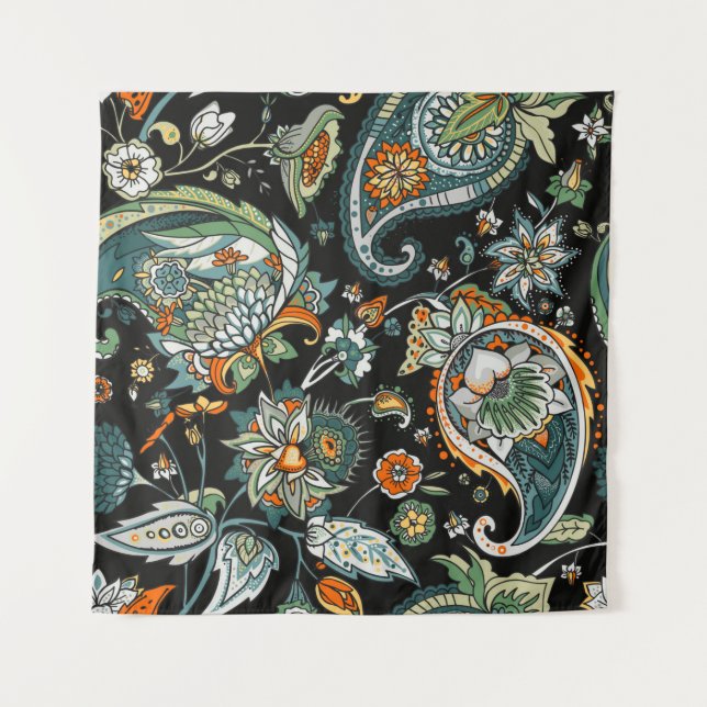 Paisley. A seamless pattern based on the tradition Tapestry (Front)