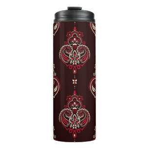 Paisley Bandana: Boho Vintage Print. Thermal Tumbler