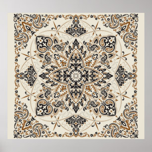 Paisley Bandana Print Silk Design