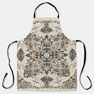 Paisley Bandana Print Silk Design Apron