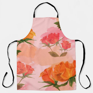 Paisley bandana print, silk scarf design. apron