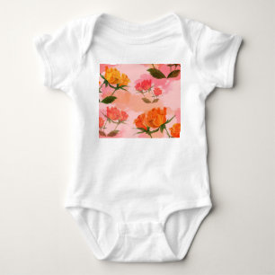 Paisley bandana print, silk scarf design. baby bodysuit