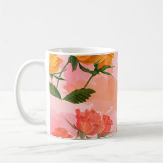 Paisley bandana print, silk scarf design. coffee mug