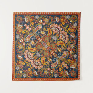 Paisley Bandana Silk Neck Scarf Tapestry