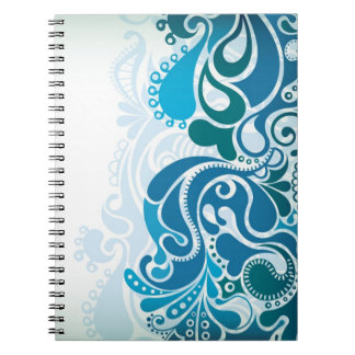 Paisley Blue Notebook