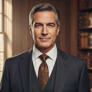 Paisley Brown Texture Tie