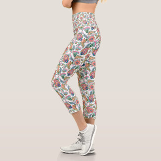 Paisley Capri Leggings