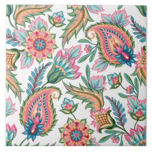 Paisley Ceramic Tile