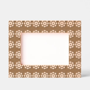 Paisley Daisy Etched Wooden Frame