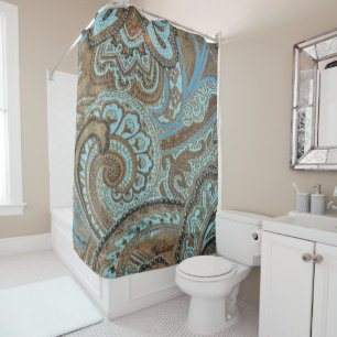 Paisley Damask - Shower Curtain