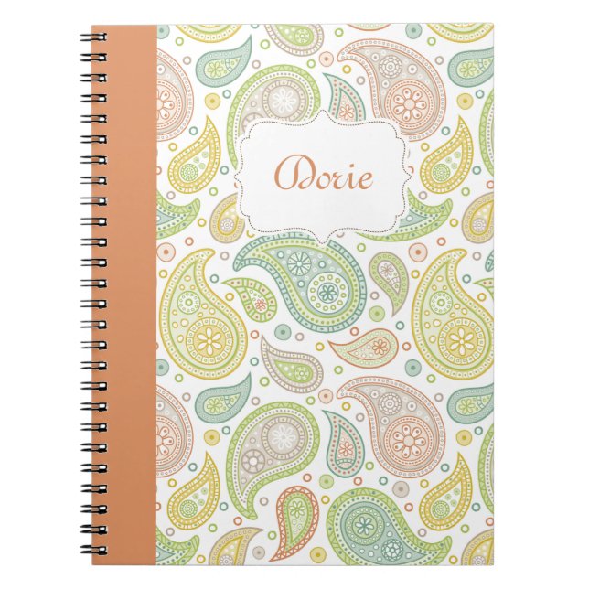 Paisley dans le Carnet Peach (Devant)