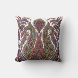 Paisley Design #11 at SusieJayne Throw Pillow