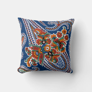 Paisley Design #6 at SusieJayne Throw Pillow