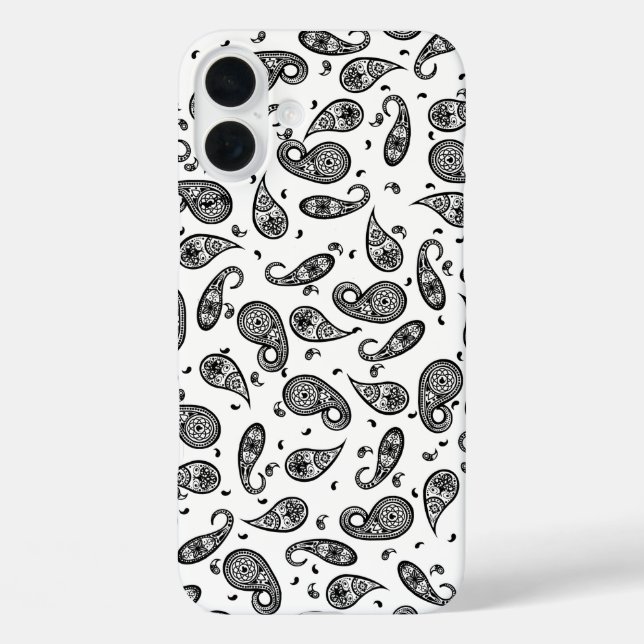 Paisley Design Customize colour background & Text Case-Mate iPhone Case (Back)