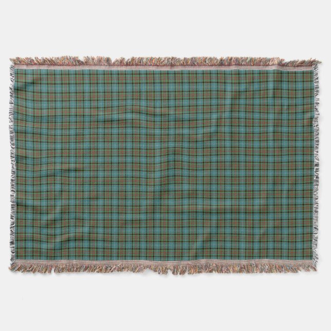 Paisley District Tartan Throw Blanket (Front)