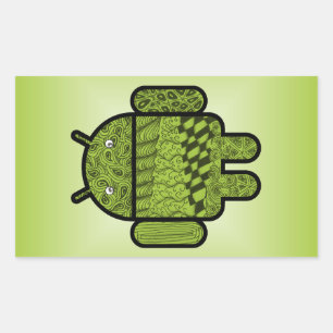Paisley Doodle Character for Android™ Sticker