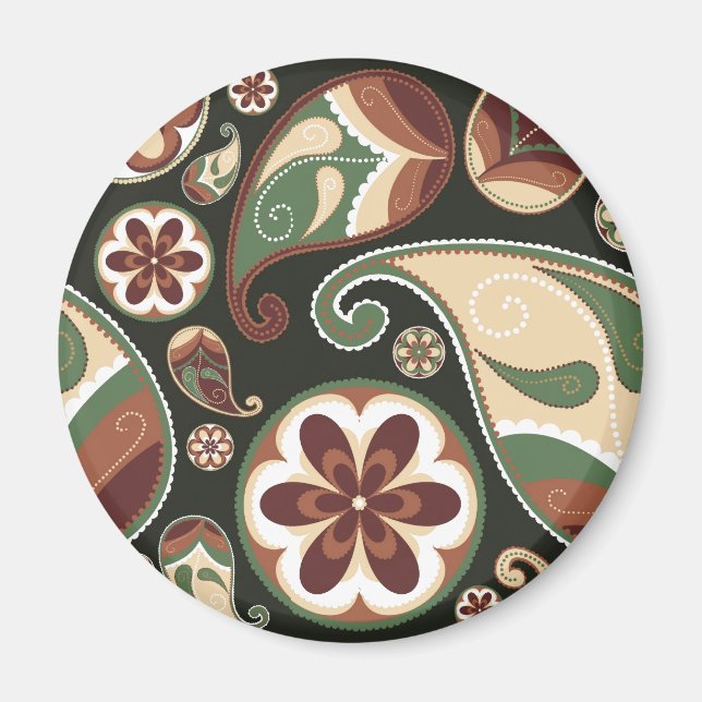 Paisley et aimant floral (Devant)