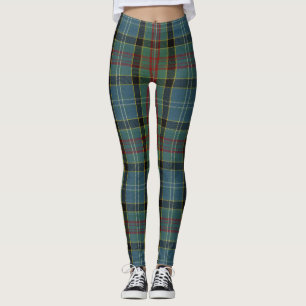 Paisley Family and Region Tartan Plaid Pattern Leggings