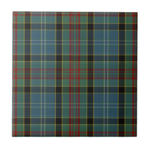 Paisley Family and Region Tartan Plaid Pattern Tile