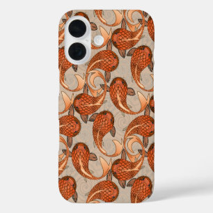 paisley fish bisque iPhone 16 case