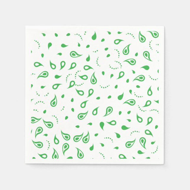 Paisley Floral Napkin (Front)