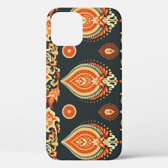 Paisley Floral: Oriental Ethnic Seamless Case-Mate iPhone Case (Back)
