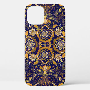 Paisley floral pattern iPhone 12 case