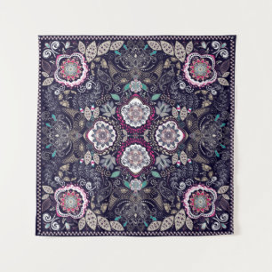 Paisley floral pattern tapestry