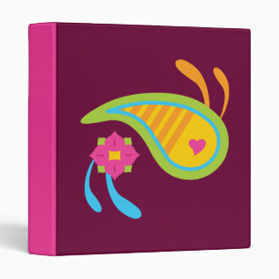 Paisley Fun Binder
