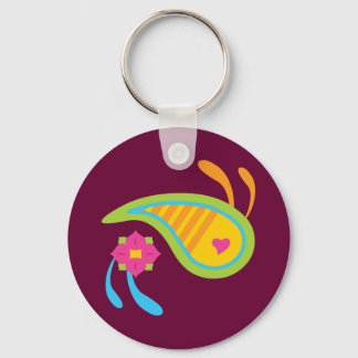 Paisley Fun Keychain